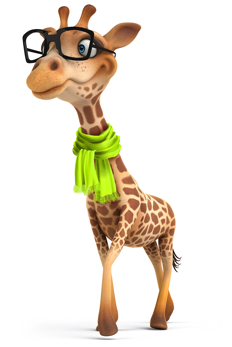 Halsweh-Giraffe